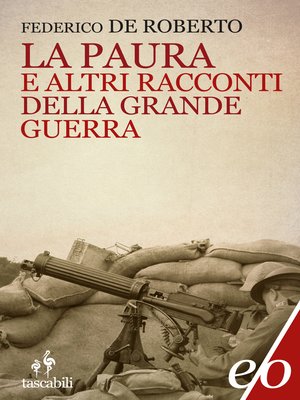 cover image of La paura e altri racconti della Grande Guerra